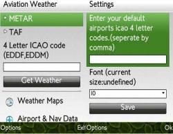 Aviation Weather Center Widget