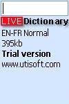 English - French dictionary - LIVE