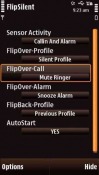 FlipSilent Symbian Mobile Phone Application