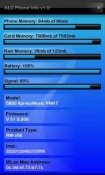 ALC Phone Info Symbian Mobile Phone Application