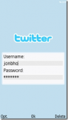 Twitter Client Java Mobile Phone Application