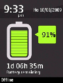 Capree iON Battery Timer Symbian Mobile Phone Application