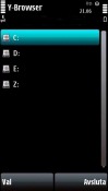 Y-Browser Symbian Mobile Phone Application