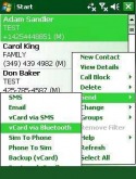 1 Touch Contacts QMobile G6 Application