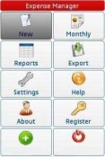 Expense Manager Java Mobile Phone Application