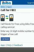 ibibo Call For Free Java Mobile Phone Application
