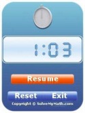Quick Stopwatch Java Mobile Phone Application