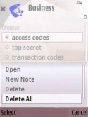 Secure Notes Java Mobile Phone Application