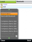 Bluetooth File Transfer Java Mobile Phone Application