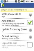 Facebook Location Updater Android Mobile Phone Application