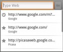 Browser Gigabyte GSmart Aku A1 Application