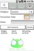 Budget Droid Android Mobile Phone Application