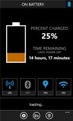 Battery Windows Mobile Phone Application