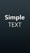 Simple Text Android Mobile Phone Application