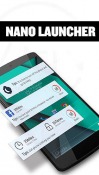 Nano Launcher Android Mobile Phone Application