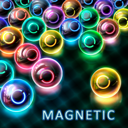 Magnetic Balls 2: Glowing Neon Bubbles