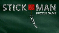 Brain Hit On: Stickman Rope Swing Puzzle Games