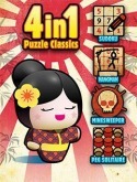 4 in 1 Puzzle Classics Java Mobile Phone Game