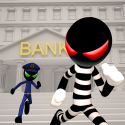 Stickman Bank Robbery Escape Android Mobile Phone Game