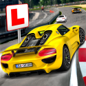 Race Driving School: Test Car Racing QMobile Noir A6 Game