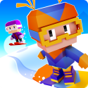 Blocky Snowboarding Android Mobile Phone Game