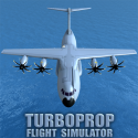 Turboprop Flight Simulator 3D Android Mobile Phone Game