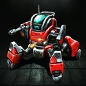 Robot Warrior: Top-down Shooter. Offline Game. Android Mobile Phone Game