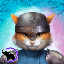 Knight Cats Leaves On The Road Android Mobile Phone Game
