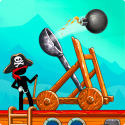 The Catapult: Stickman Pirates QMobile Noir A6 Game