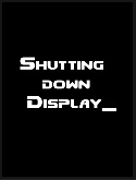 Shutting Down Display  Mobile Phone Screensaver