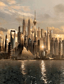 Future City QMobile Metal 2 Screensaver
