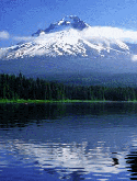Lake With Huge Mountain Nokia E51 camera-free Screensaver