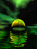 Yellow Moonlight Nokia C5 Screensaver