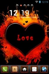 Love On Fire Go Launcher