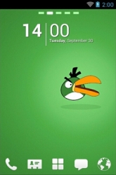 Angry Birds Green Go Launcher
