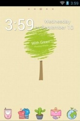 With Green Go Launcher