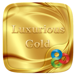 Luxurious Gold Go Launcher
