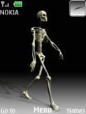 Animated Skeleton S40 Mobile Phone Theme