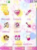 Pink Icons S40 Mobile Phone Theme