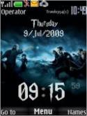 Harry Potter Clock S40 Mobile Phone Theme
