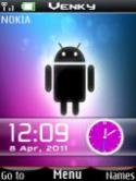 Android Dual Clock Nokia 7900 Crystal Prism Theme