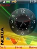Modern Clock Nokia 7900 Crystal Prism Theme