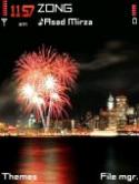 Fire Work Symbian Mobile Phone Theme