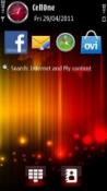Red Symbian Mobile Phone Theme