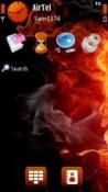 Touch Fire Symbian Mobile Phone Theme