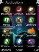 Neon Menu Symbian Mobile Phone Theme