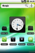 Green Android Mobile Phone Theme