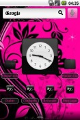 Hot Pink Black Android Mobile Phone Theme