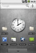 Simple Android Mobile Phone Theme