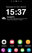 Ablack Go Launcher Android Mobile Phone Theme